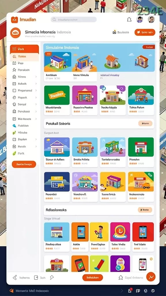 Cuplikan layar MULTIPLAYER — menu navigasi